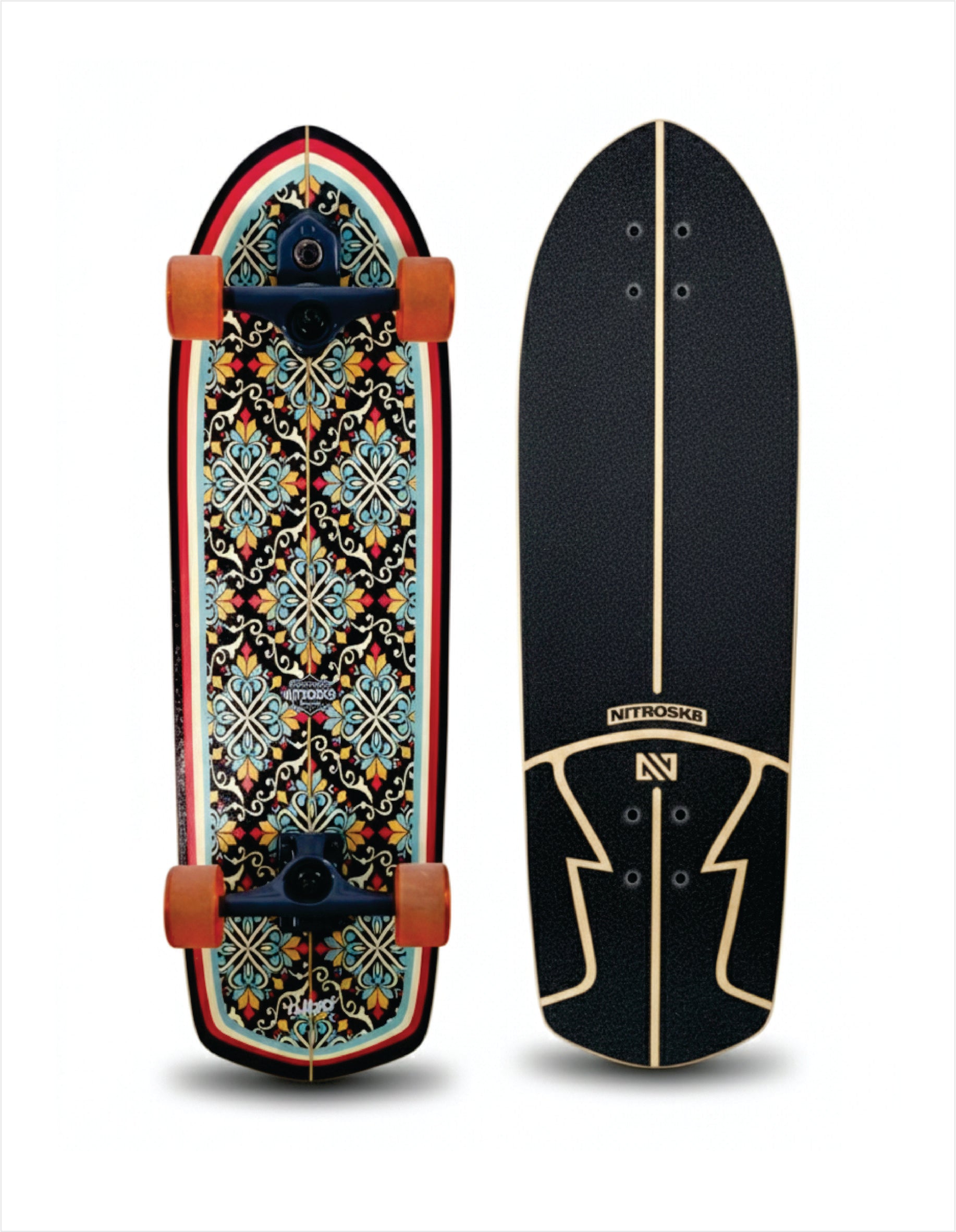 3枚セット ドゥーズィエムクラス　art surf skate SURF MAX II Modelo Wave Classic 32 X 10` – Nitrosk8