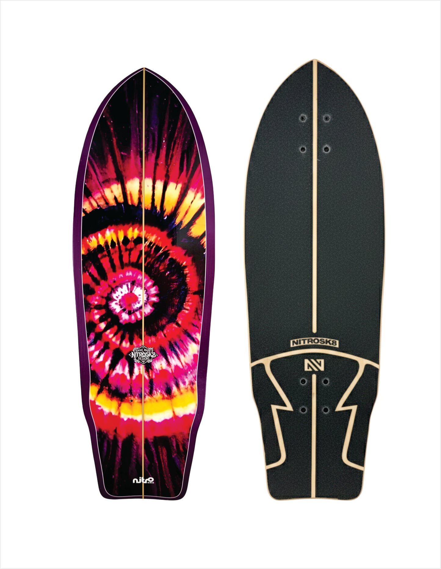 SHAPE COM LIXA MODELO TIE DYE 32`X 10`