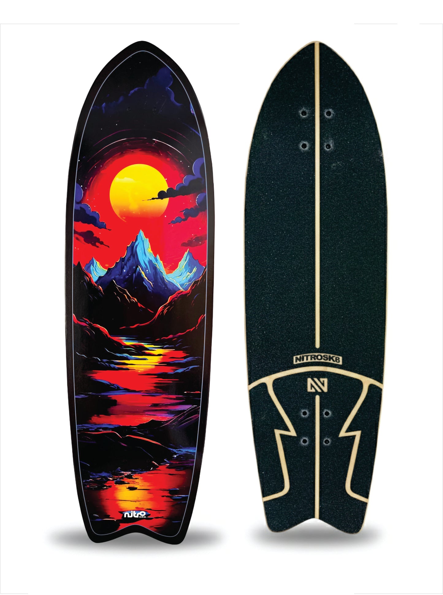 SHAPE COM LIXA MODELO WAVE PEAK 34`X 10`