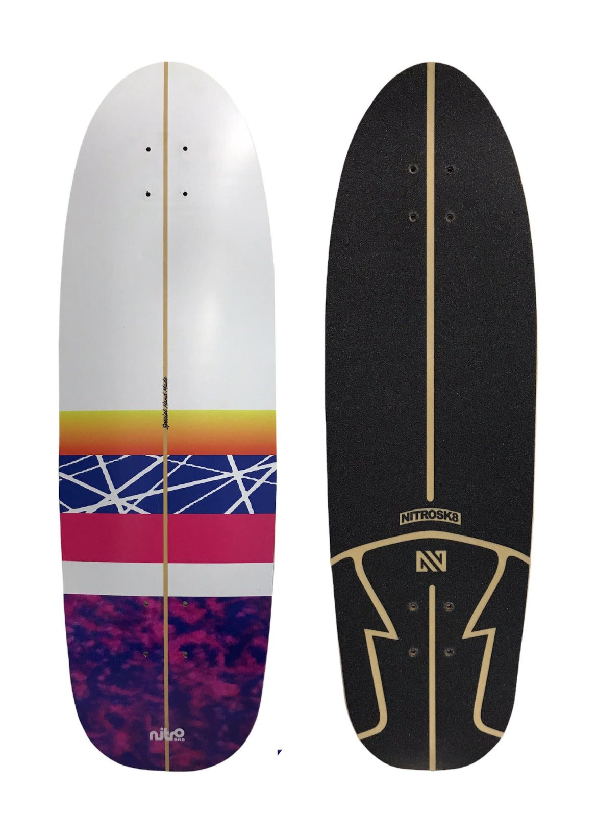 KIT SHAPE COLOR STRIPES + SURF LIGHT TRUCK SISTEM