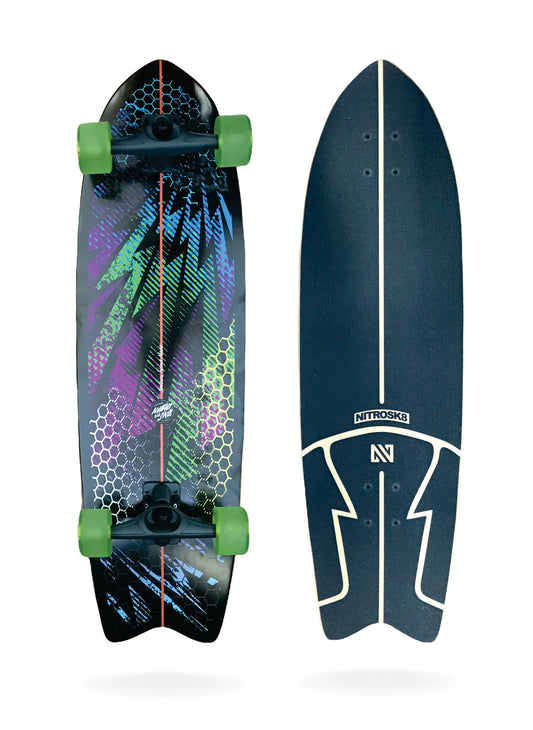 SHOCK WAVE 34`X 10`